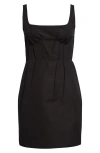 Marni Bonded Popeline Mini Dress