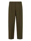 Marni Deep Green Wool Trousers