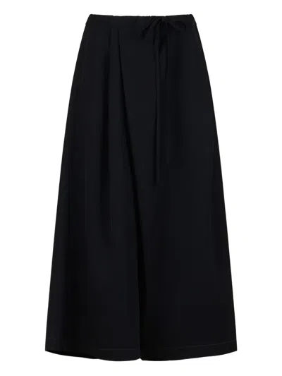 Marni Pleated Trousers In Black