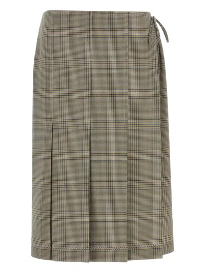 MARNI PLEATED WRAP SKIRT