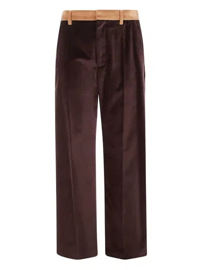 MARNI POCKET CONTRAST TROUSERS