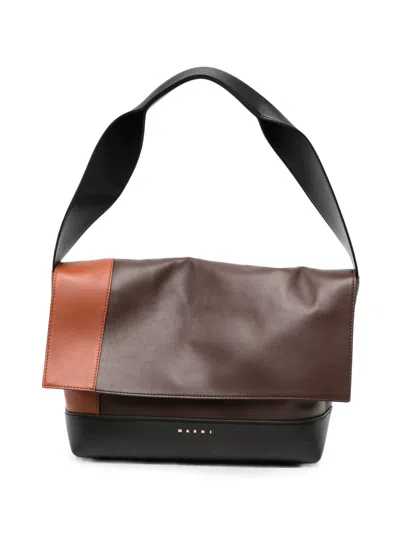 Marni Pod Pochette Shoulder Bag In Brown