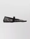 Marni Pointed Toe Sneakers Mesh Detailing In Black