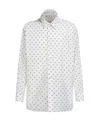 Marni Polka-dot Cotton Shirt In White