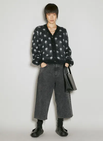 MARNI POLKA DOT KNIT CARDIGAN