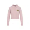 Marni Collared Top With Ribbed Cuffs And Hem In Animal Print