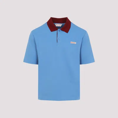 Marni Polo T-shirt In Blue