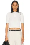 Marni Contrastíng-collar Polo Shirt In Natural White