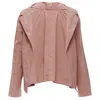 Marni Polyamide Nylon Spread Collar Blazer Jacket In Pink