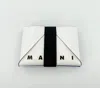 Marni Polyester Document Holder - White/navy In Multi
