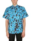 Marni "pop Dots" Print Shirt In Blue