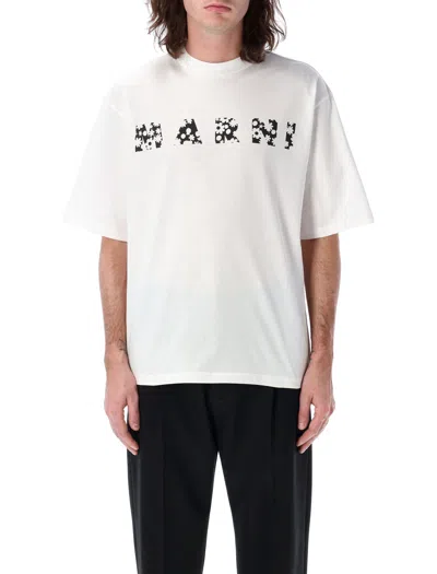 MARNI MARNI POP FIELDS LOGO T-SHIRT