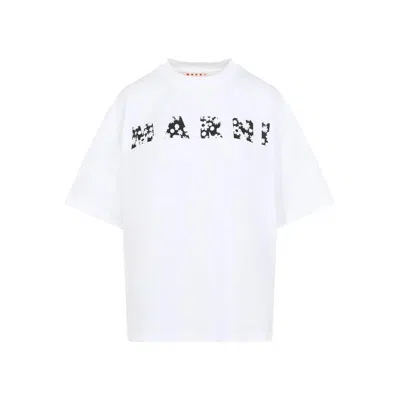 MARNI WHITE COTTON T-SHIRT
