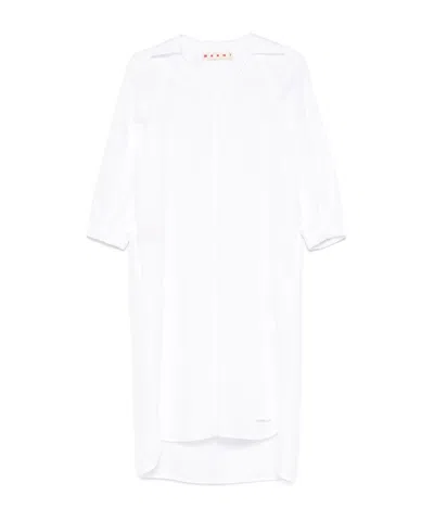 Marni Poplin Midi Dress