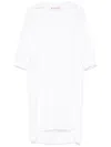 Marni Poplin Midi Dress In White