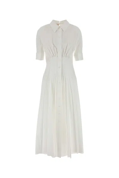 Marni Poplin Shirt Dress In White