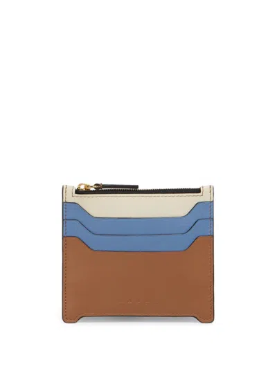 Marni Logo-debossed Wallet In Brown