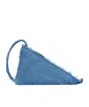 Marni Prima Triangle Shoulder Bag In Blue