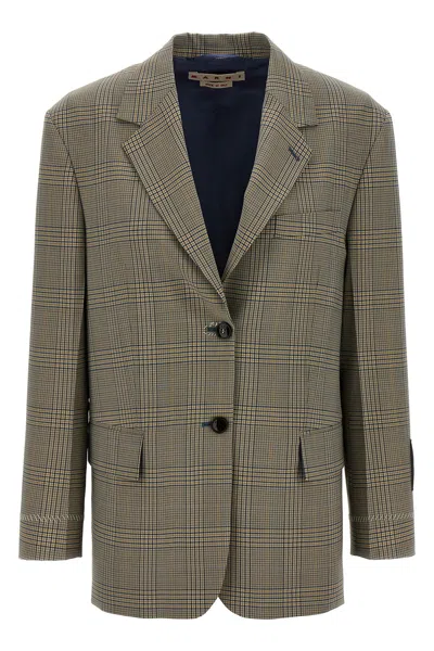 MARNI PRINCE OF WALES BLAZER