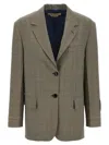 Marni Check Blazer Prince Of Wales In Green