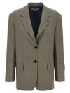 Marni Check Blazer Prince Of Wales In Green