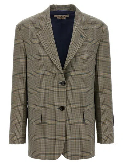 MARNI PRINCE OF WALES BLAZER
