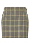 Marni High-waisted Checked Pattern Mini Skirt