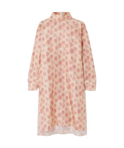 Marni Printed Silk-satin Mini Dress In Multi