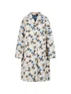 Marni Printed Button Parka Coat In Multi