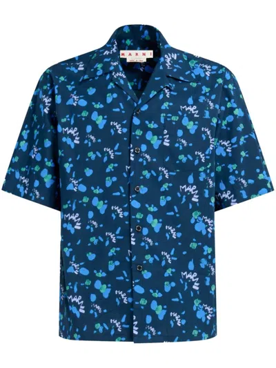 MARNI MARNI PRINTED COTTON SHIRT