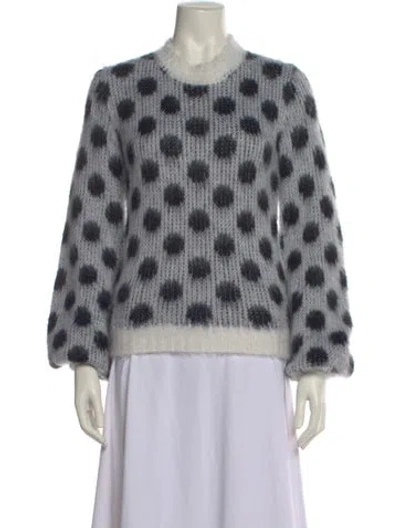Pre-owned Marni Printed Crew Neck Sweater In Neutral