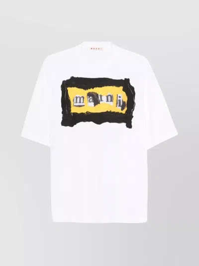 MARNI PRINTED CREW NECK T-SHIRT