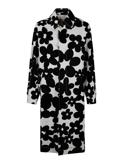 MARNI PRINTED DUSTERCOAT
