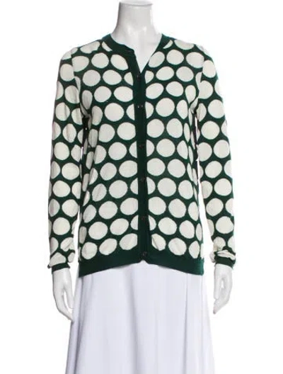 Pre-owned Marni Printed Jacket In Green