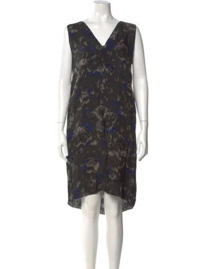 Pre-owned Marni Printed Knee-length Dress In Multi