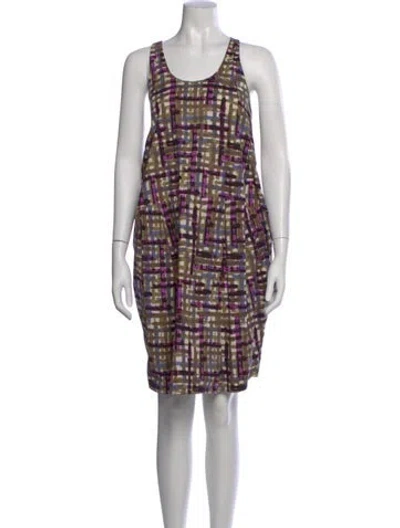 Pre-owned Marni Printed Knee-length Dress In Multi