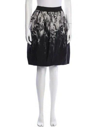 Pre-owned Marni Printed Knee-length Skirt In Black