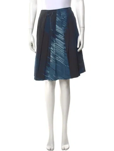 Pre-owned Marni Printed Knee-length Skirt In Blue