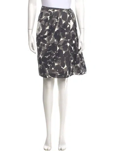Pre-owned Marni Printed Knee-length Skirt In Blue
