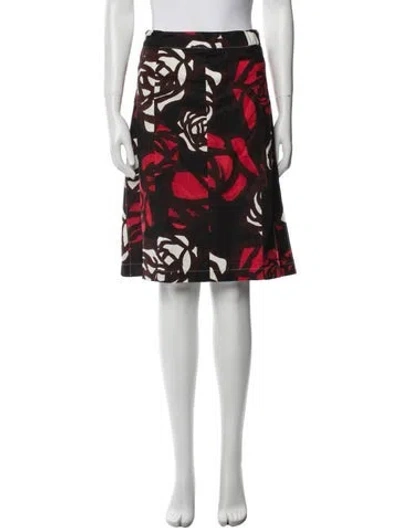 Pre-owned Marni Printed Knee-length Skirt In Multi