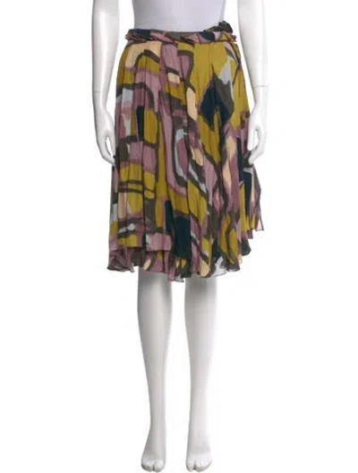 Pre-owned Marni Printed Knee-length Skirt In Multi