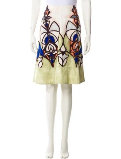 Pre-owned Marni Printed Knee-length Skirt In Neutral