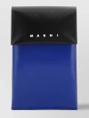 Marni Printed Logo Phone Case In Blue