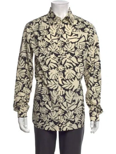 Pre-owned Marni Printed Long Sleeve Shirt In Neutral