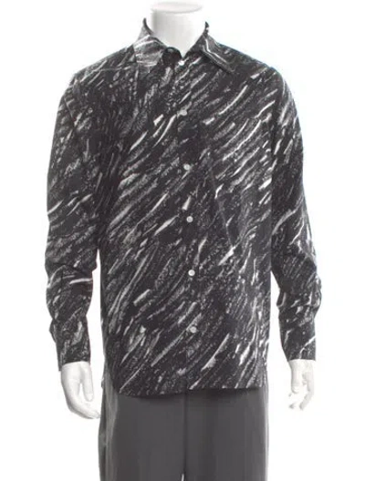 Pre-owned Marni Printed Long Sleeve Shirt W/ Tags In Gray