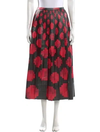 Pre-owned Marni Printed Midi Length Skirt In Multi