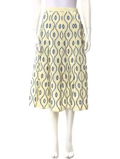 Pre-owned Marni Printed Midi Length Skirt W/ Tags In Multi