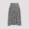 Marni Floral Print Midi Dress In Black