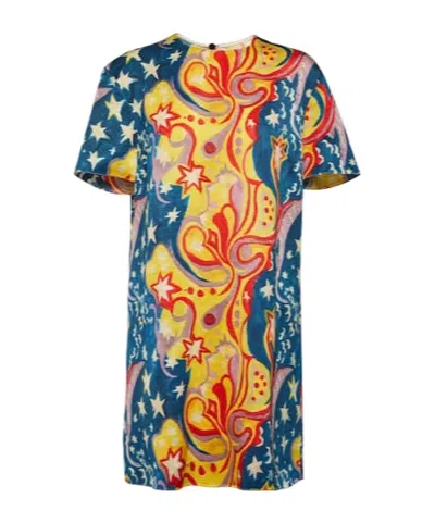 Marni Printed Minidress In Multicolor