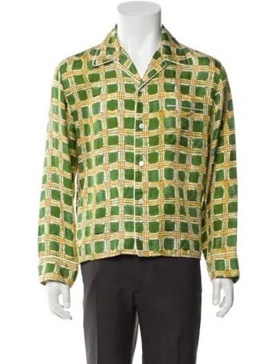 Pre-owned Marni Printed Pajama Top In Green